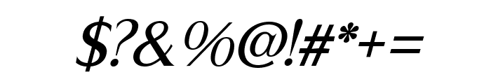 Infinita Sans Medium Oblique Font OTHER CHARS
