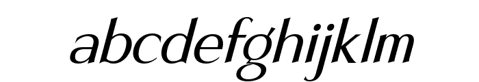 Infinita Sans Oblique Font LOWERCASE