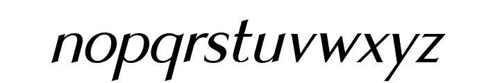 Infinita Sans Oblique Font LOWERCASE