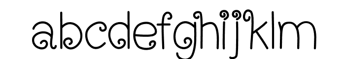 Ingfha Font LOWERCASE