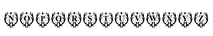 Initial Reindeer Monogram Font UPPERCASE