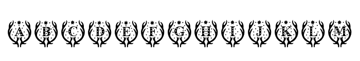 Initial Reindeer Monogram Font LOWERCASE