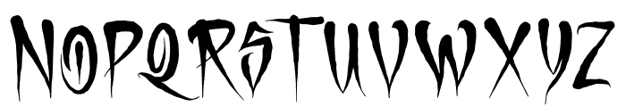 Ink Outlaw Regular Font UPPERCASE