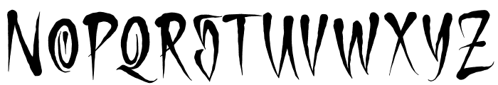 Ink Outlaw Regular Font LOWERCASE