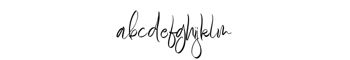 Ink Sartteg Font LOWERCASE