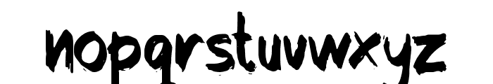 Ink Streak Font LOWERCASE