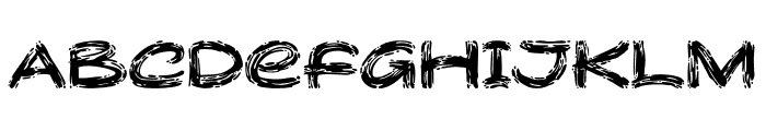 InkFlow-Regular Font UPPERCASE