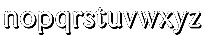 Inkory Shadow Font LOWERCASE