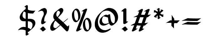 Inkwell Scribe Font OTHER CHARS