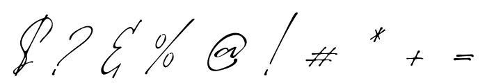 Inky Essylla Regular Font OTHER CHARS