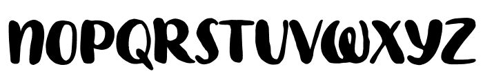 InkyWhirl Font UPPERCASE