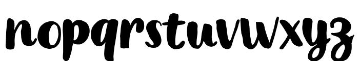InkyWhirl Font LOWERCASE