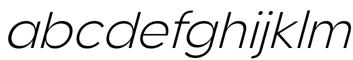 Inovasi-ExtraLightItalic Font LOWERCASE