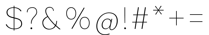 Inovasi-Thin Font OTHER CHARS
