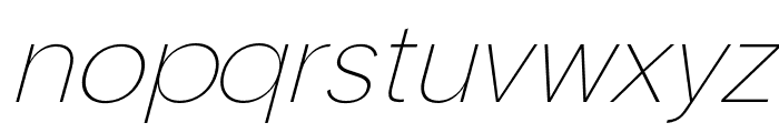 Inovasi-ThinItalic Font LOWERCASE