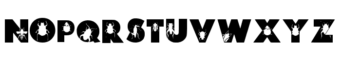 Insect Az Solid Regular Font LOWERCASE