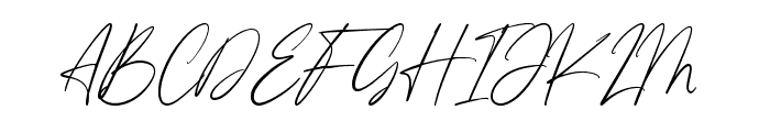 InsignaSignature-Regular Font UPPERCASE