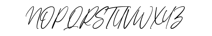 InsignaSignature-Regular Font UPPERCASE