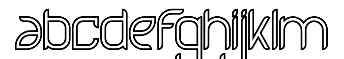 Inspace Outline Font LOWERCASE