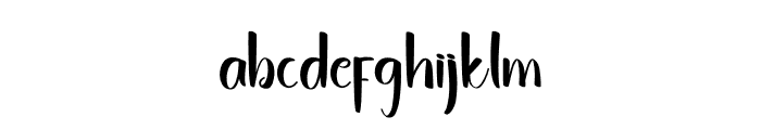 Inspired Font LOWERCASE
