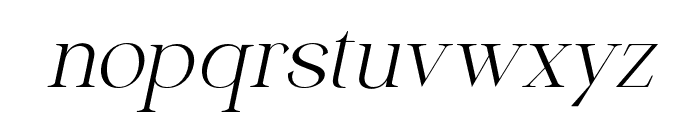 InstigmaSerif-Slant Font LOWERCASE