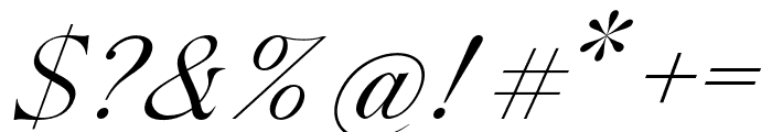 Intenso Script Font OTHER CHARS