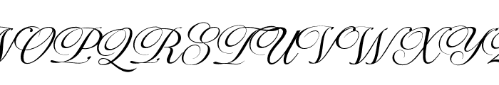 Intenso Script Font UPPERCASE