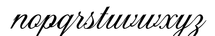 Intenso Script Font LOWERCASE