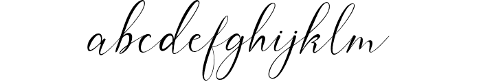 Inter Signature  Font LOWERCASE