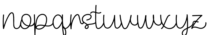 Intouch Sky Font LOWERCASE