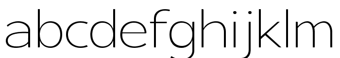 Intrigora Extra Light Font LOWERCASE