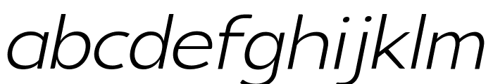 Intrigora Light Italic Font LOWERCASE