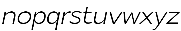 Intrigora-LightItalic Font LOWERCASE