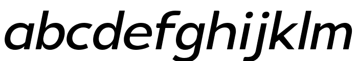 Intrigora Medium Italic Font LOWERCASE