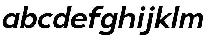 Intrigora SemiBold Italic Font LOWERCASE