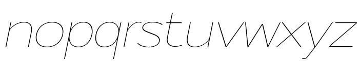 Intrigora-ThinItalic Font LOWERCASE