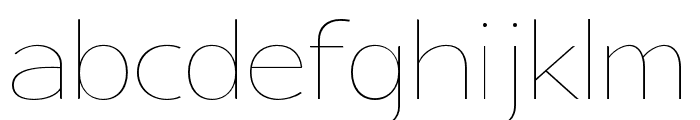 Intrigora-Thin Font LOWERCASE