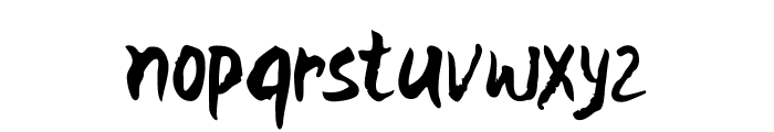 Invisible Dictation Font LOWERCASE
