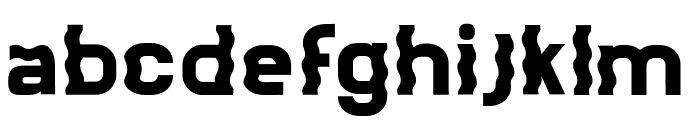 Irregular Font Font LOWERCASE