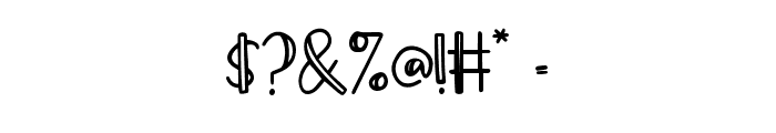 Irton Inline Regular Font OTHER CHARS
