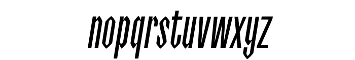 Isaac-Italic Font LOWERCASE
