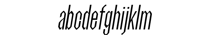 Isaac Light Italic Font LOWERCASE