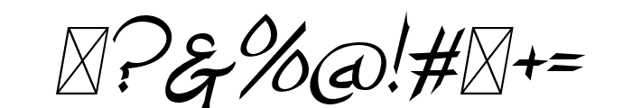 IslamicRomance-Oblique Font OTHER CHARS