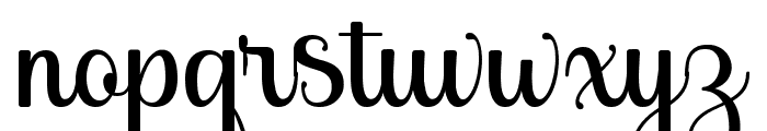 Istanbul Regular Font LOWERCASE