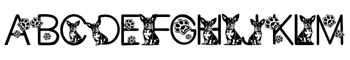 It Dog Font UPPERCASE