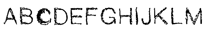 Itchy Regular Font UPPERCASE