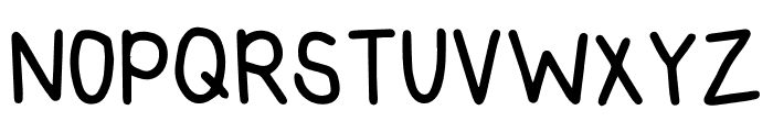 Itims Handwriting Font UPPERCASE