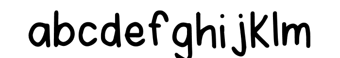 Itims Handwriting Font LOWERCASE