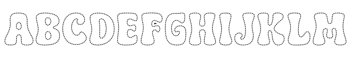 Its My Birthday Pattern Pattern Font UPPERCASE