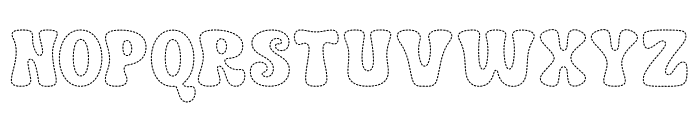 Its My Birthday Pattern Pattern Font LOWERCASE
